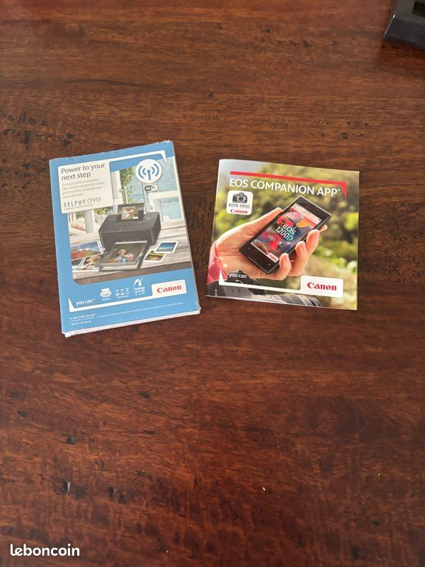 Appareil photo canon EOS 1200D double objectif (image 10)