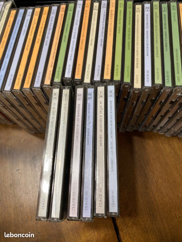 56 CD musique les génies du classique et 5 boites rangement (image 8)