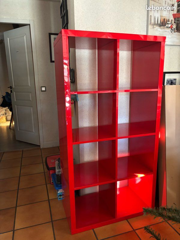 Étagère Kallax ikea rouge (image 3)