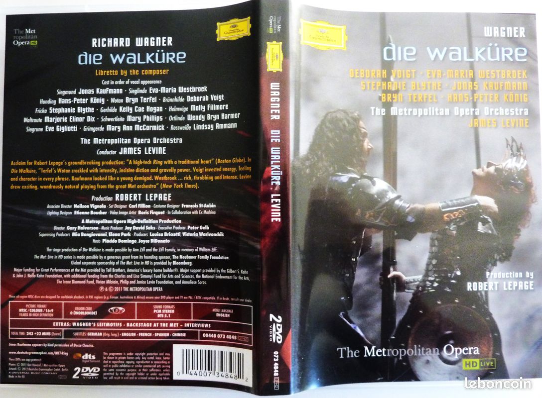 Coffret 8 DVD : Intégrale du Ring de WAGNER au MET de New York / Robert Lepage / James Levine, Fabio Luisi / Jonas Kaufmann, Bryn Terfel, Deborah Voigt, Jay Hunter Morris / Deutsche Grammophon (image 10)