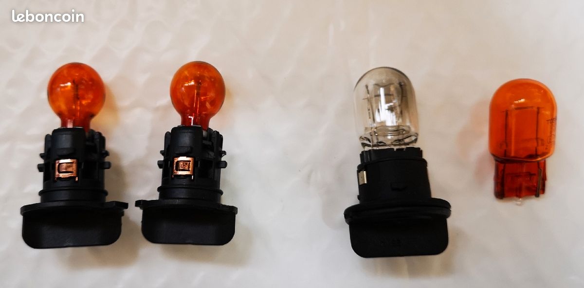 Ampoules py24w clignotant orange 24w 12v (image 1)