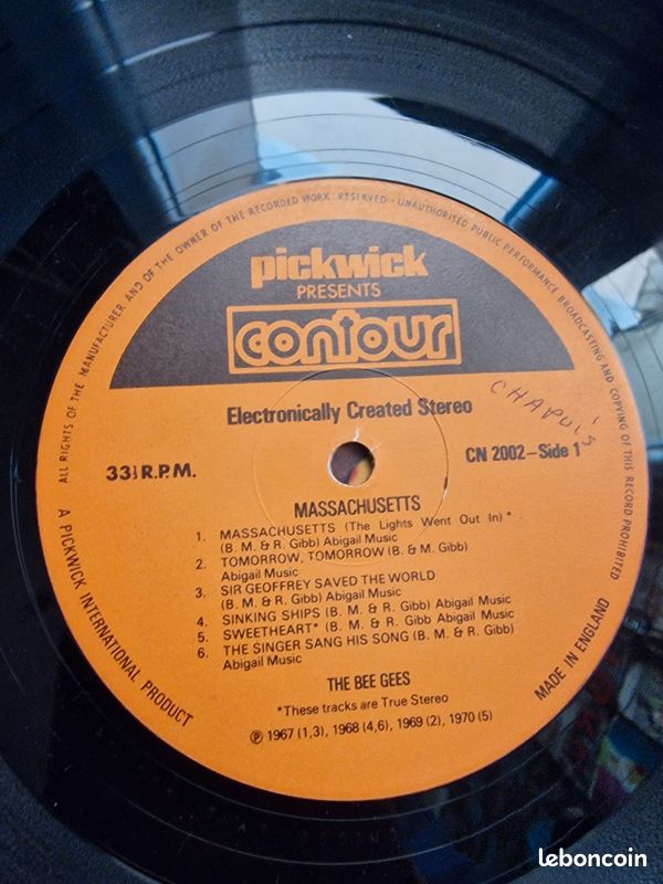 Lot 2 disques vinyl 33 tours The Bee Gees (image 3)
