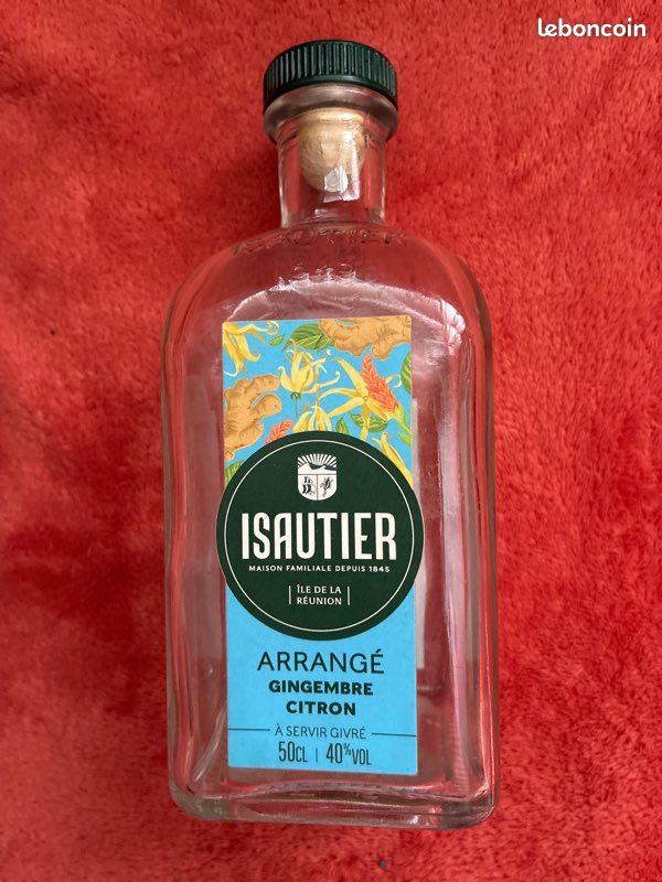3 bouteilles VIDES rhum Isautier koumbucha et Freez pour collection ou décoration (image 4)