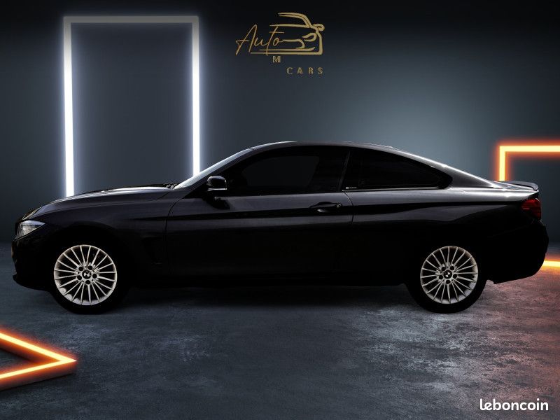 Bmw SERIE 4 COUPE (F32) 420IA 184CH LUXURY - RADAR DE RECUL - ENTRETION COMPLET (image 2)
