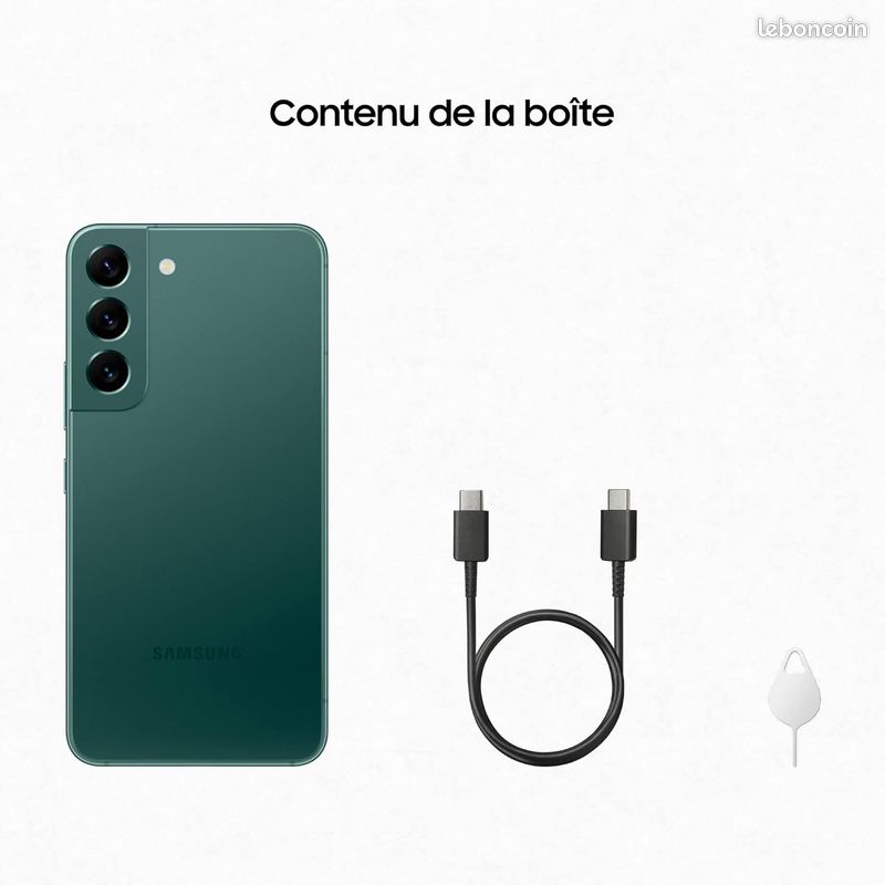 SAMSUNG GALAXY S22 Normal Vert 128Go 5G Téléphone Débloqué Opérateur RAM 8 Go (image 4)