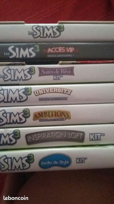 Lot 7 jeux pc les sims 3 (image 2)