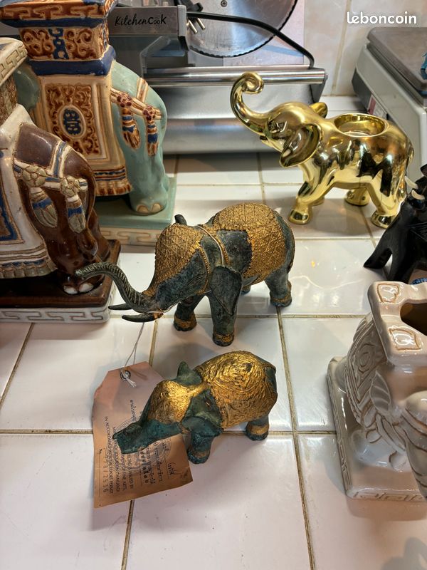 Figurine éléphants (image 1)
