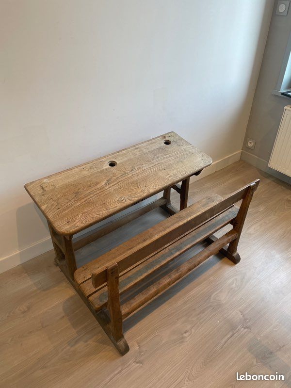 Vend banc en bois ancien (image 1)
