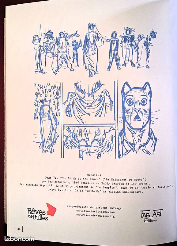 BD BLACKSAD T6 [1ère partie] Crayonnés + ex-libris signé (image 8)