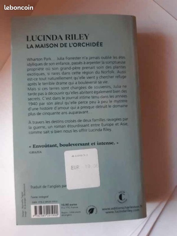 ROMAN de Lucinda Riley (image 2)