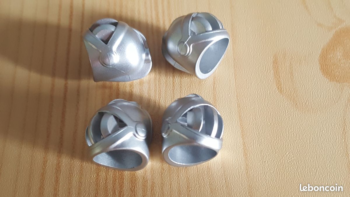 Lego lot casques x167 heaumes metallic pour minifigs Castle (image 2)