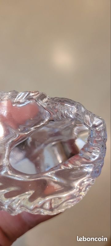 Statuette animalière cristal Daum France signée (image 8)