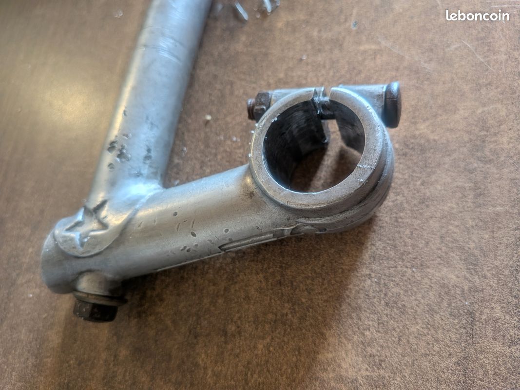 Potence Vélo Vintage Belleri Peugeot - Aluminium - Pour Collection Ou Restauration