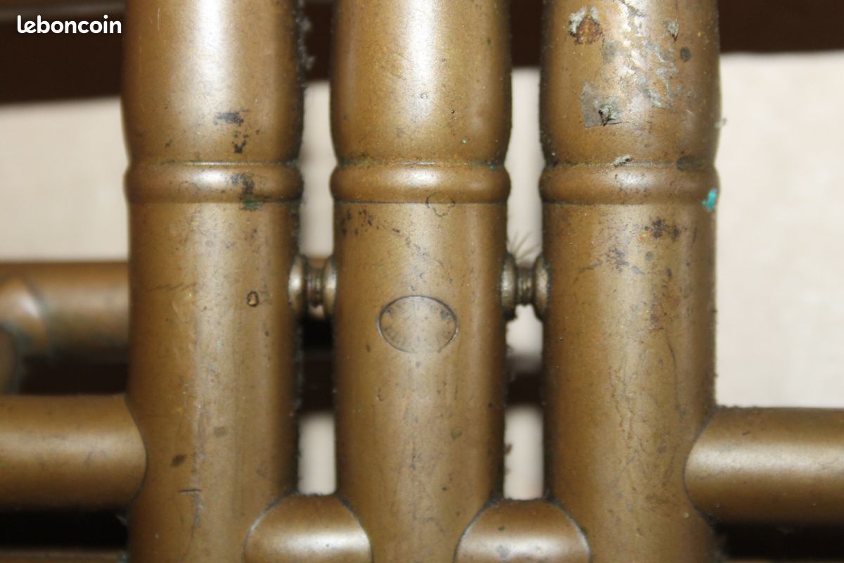 Ancien cornet à pistons F. Besson pour restauration ou récupération bloc pistons avant 1887 (image 3)