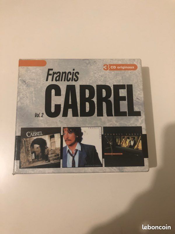 Cd francis cabrel vol.2 (image 1)