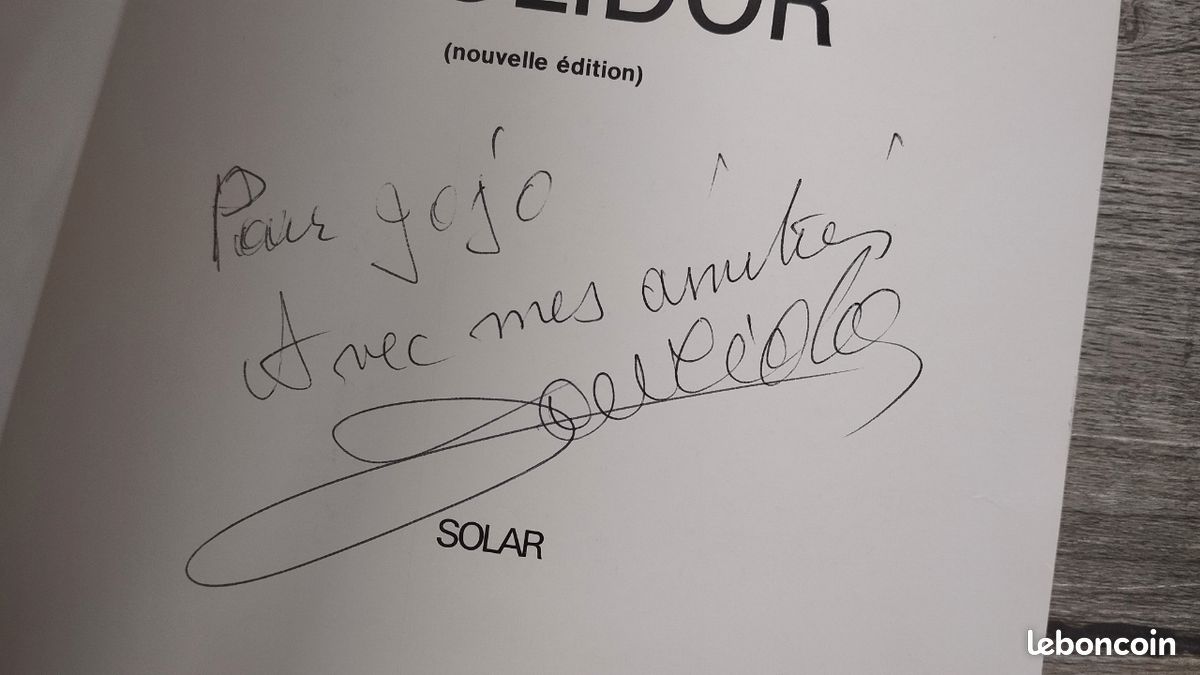 Le livre d'or de Poulidor avec sa dédicace (image 2)