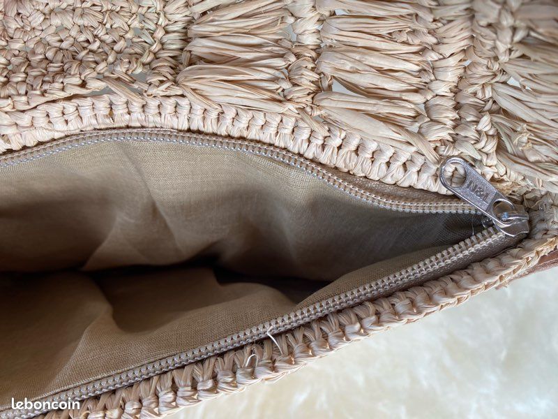 Joli sac / pochette en raphia artisanat malgache neuf (image 5)
