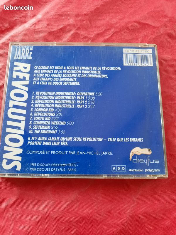 CD - Jean-Michel Jarre : révolutions (image 4)