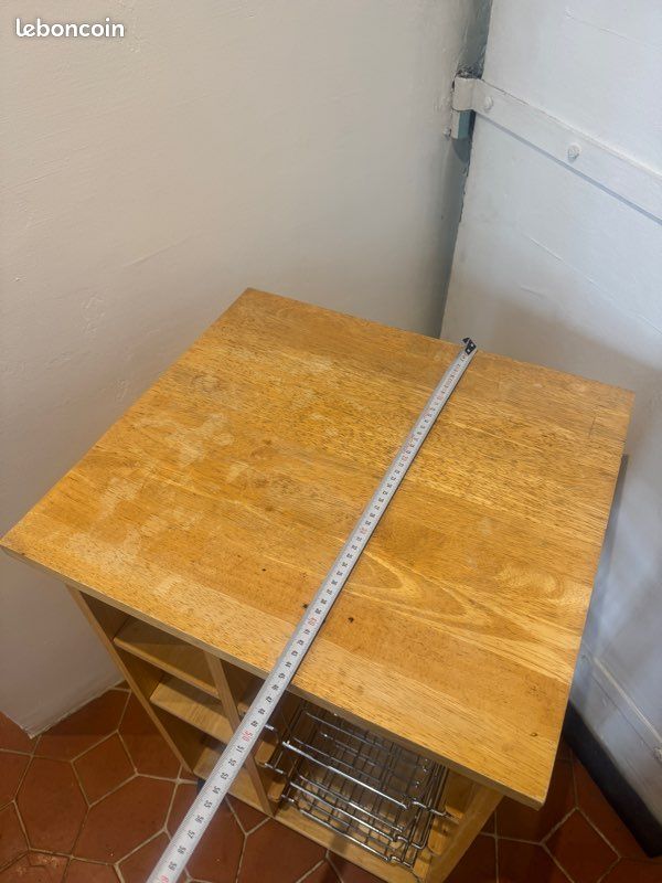Coffee Station bois et chrome rangement cuisine (image 3)