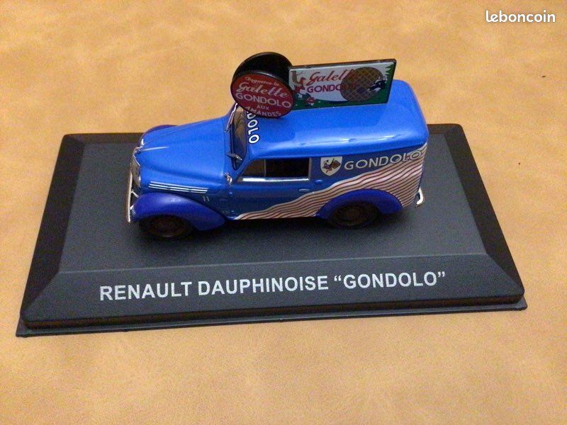 RENAULT JUVAQUATRE DAUPHINOISE Publicité Tour de FRANCE 1/43è neuve