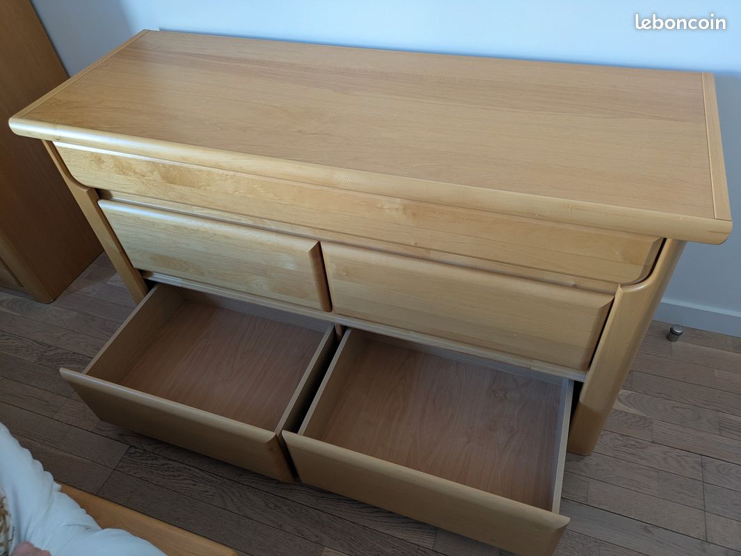 COMMODE en AULNE NATUREL (image 5)
