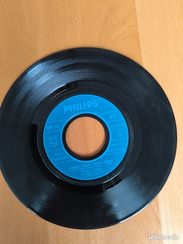 Vinyle – Serge Lama (2 titres)
📀 Série PARADE – Réf. L 6009115 (image 6)