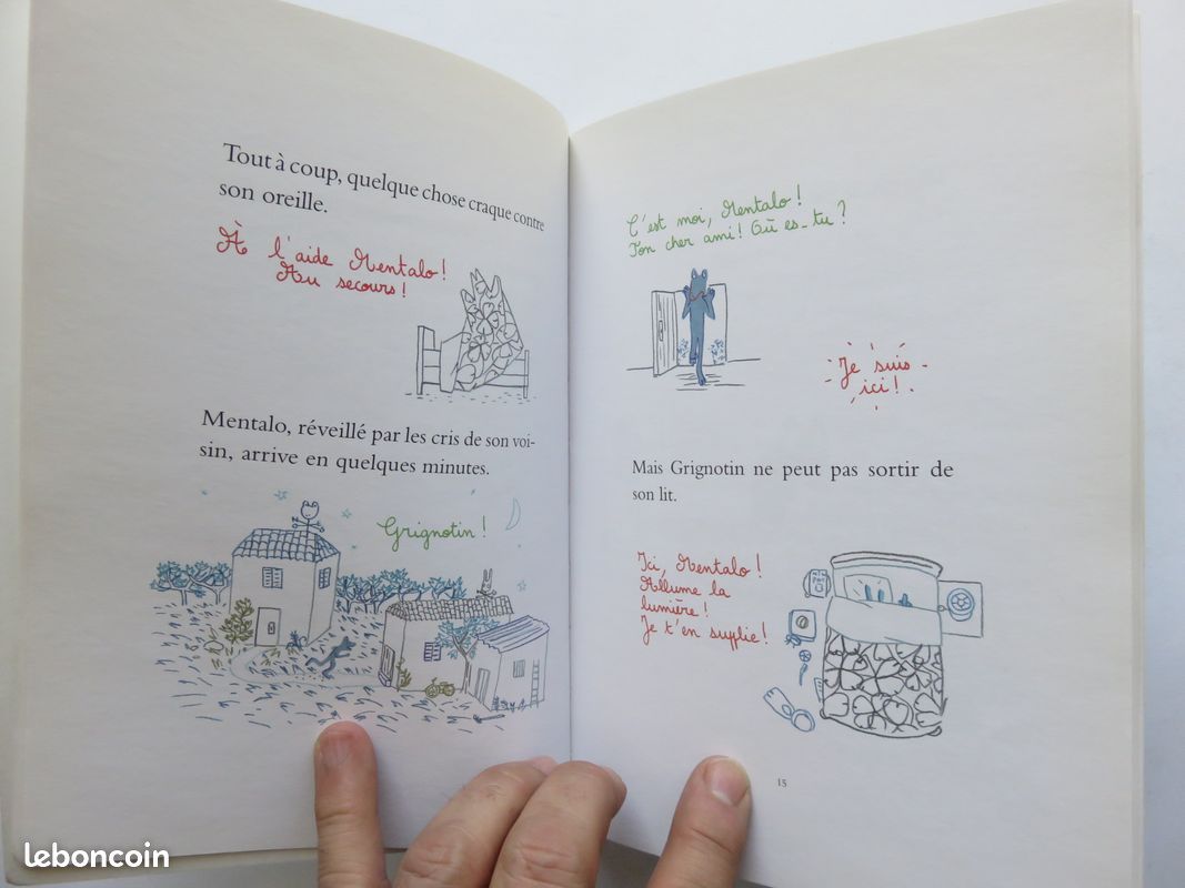 Album jeunesse 6-9 ans : Grignotin et Mentalo. (L'école des loisirs) (image 5)