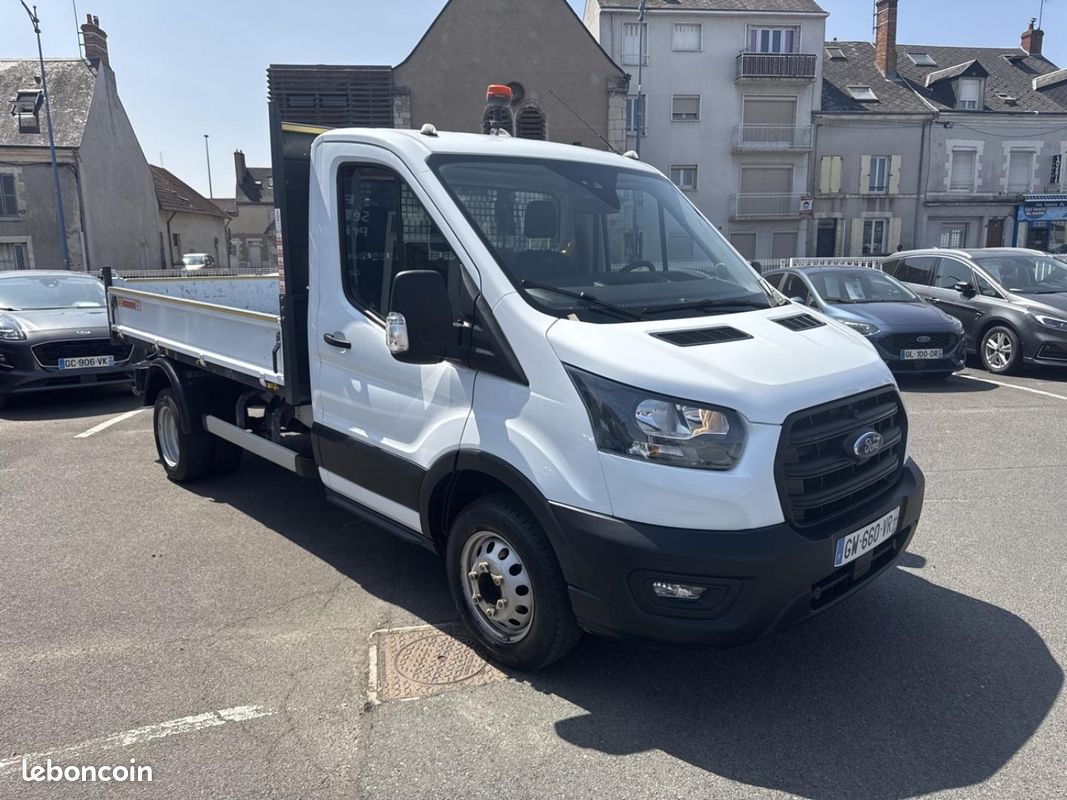 Ford Transit 2T CCb P350 L2 2.0 EcoBlue 165ch HD RJ Trend BENNE (image 3)