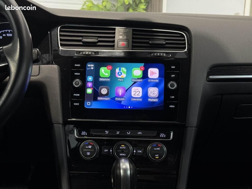 VOLKSWAGEN GOLF 7 (VII) 2.0 TDI CR 150 CH DSG 7 Carat (image 13)