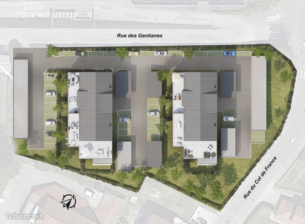 Appartement 2 pièces 46 m²