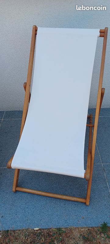 2 chiliennes en bois exotique (image 1)