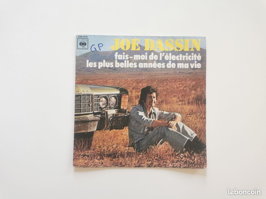 Vinyle 45 Tours Joe Dassin les plus belles années de ma vie (image 1)