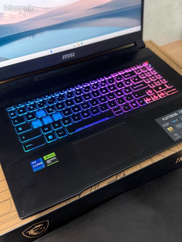 Pc Portable Gamer MSI KATANA 17 B12U I7 12È GÉN 32GO RTX 3050