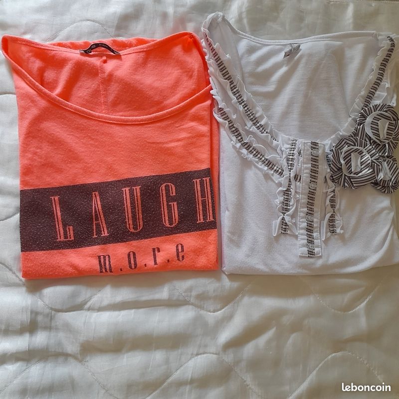 2 tee-shirts T42/44 (image 1)