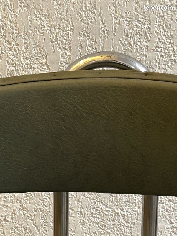 Lot de fauteuils et chaises vintage année 70 (image 15)