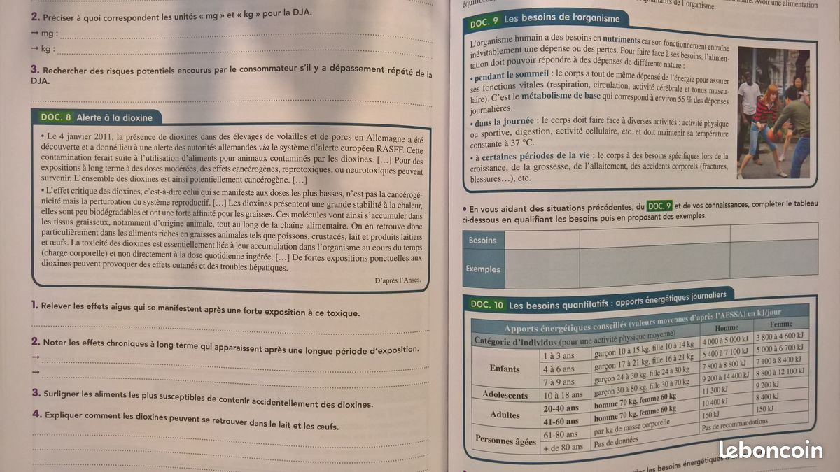 Cahier d'exercices - Sciences Appliquées Bac Pro - Editions DELAGRAVE (LT Jacques Lanore) (image 2)