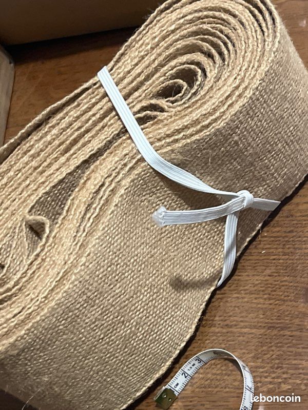 8 mètres de toile de jute en bande pour création diy (image 3)