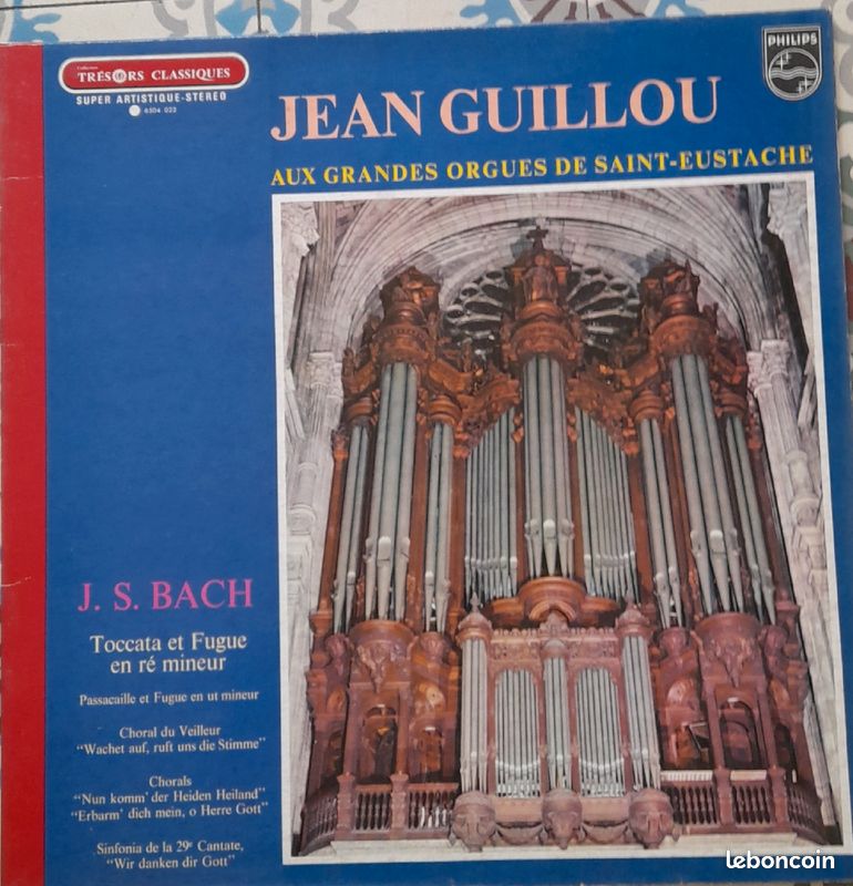 Vinyle aux grandes orgues de St Eustache (image 1)