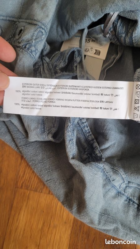 Robe dos nu effet denim (image 7)