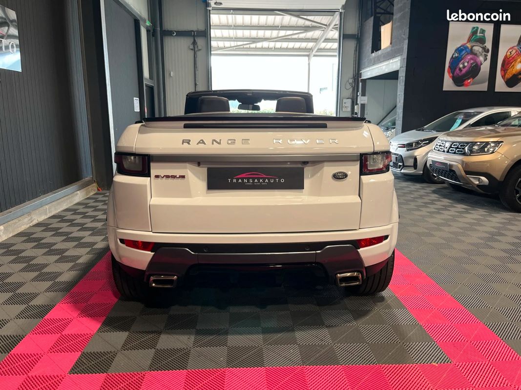 Land rover range rover evoque cabriolet 2.0 td4 180 cv 4wd bva9 hse + sièges à mémoire chauffants + bluetooth + caméra de recul + meridian (image 4)
