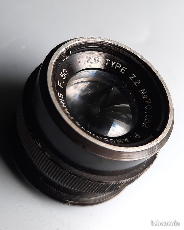 Objectif Agrandisseur Ancien Angénieux Type Z2 - 50mm F/2,9 - Monture à Vis
