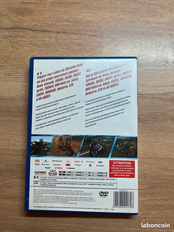 Jeu PS2 Riding Spirits II (RS2) - Version PAL Promo Press - État Bon - Course Moto