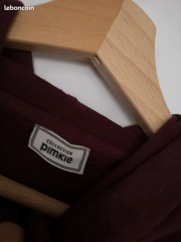 đ„ Sweat Ă Capuche Pimkie XS Rouge Bordeaux â€ïž (image 2)