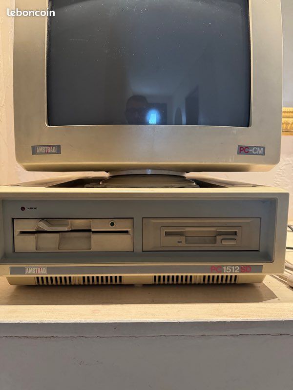 Amstrad 1512 sd clavier souris impriment fonctionnelle avec