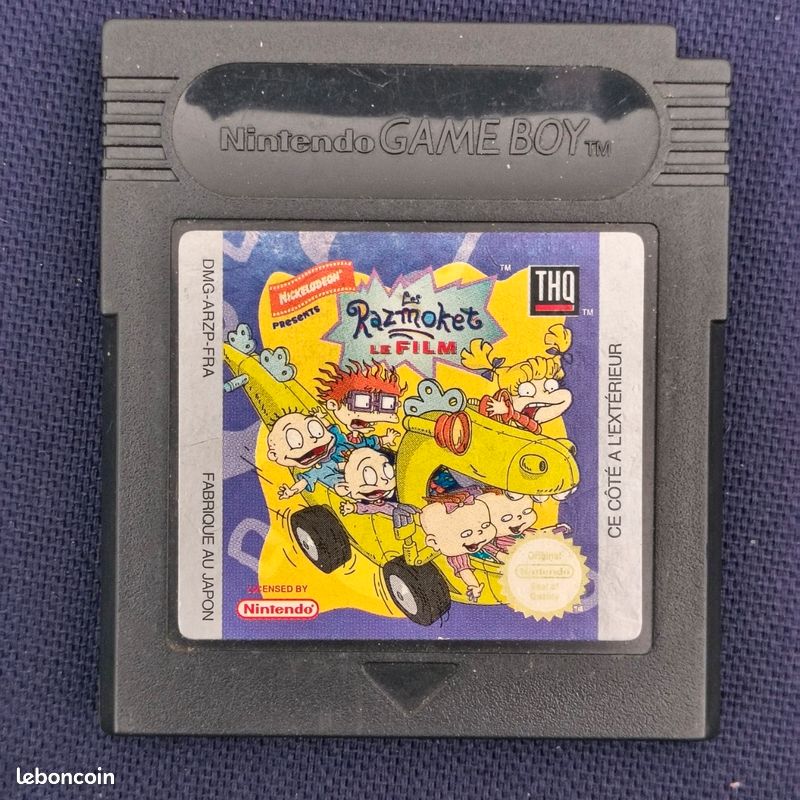 Jeu Nintendo Game Boy color Les Razmoket - Au Pays des Enfants