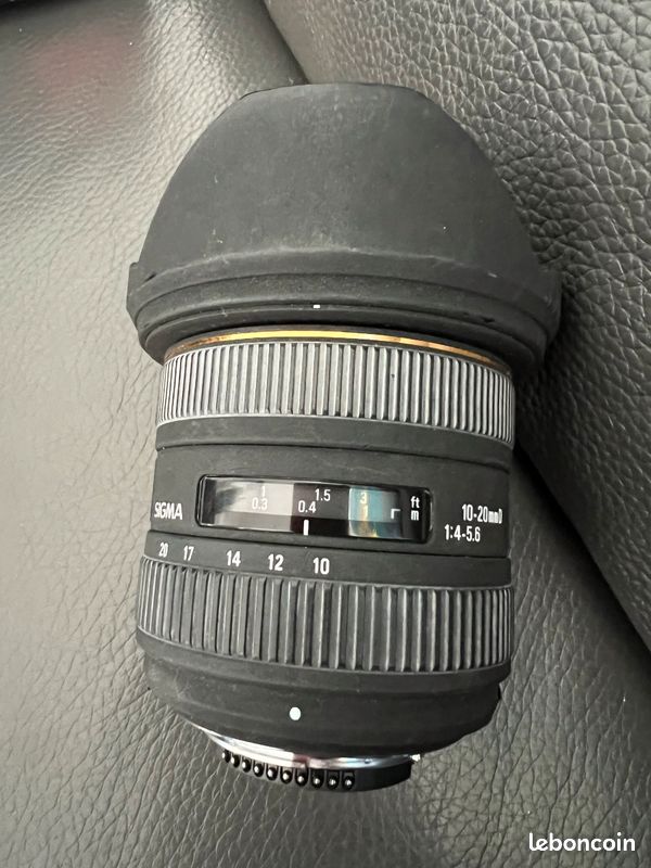 Objectif SIGMA 10-20mm F4-5.6 EX DC (grand angle) (image 2)