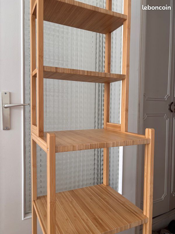 Meuble salle de bain IKEA en bois (image 4)