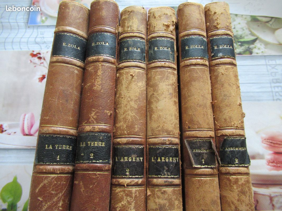 Emile Zola 6 volumes - l'argent - l'assomoir + (image 1)
