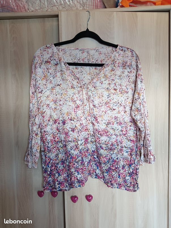 Chemise/Blouse PROMOD Taille 42 (XL) – Gris – Occasion Bon État