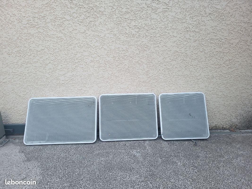 Lot de 3 radiateurs électriques (image 1)
